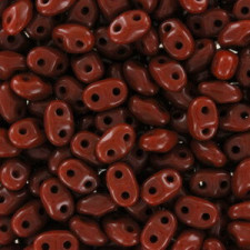 Matubo MiniDuo Perlen 4x2.5mm Opaque umber